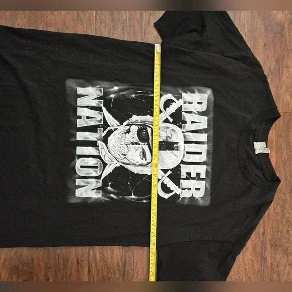 Vintage Y2K 00s NFL OAKLAND RAIDERS THE SILVER AND BLACK IS BACK T-SHIRT SIZE La - Picture 7 of 8